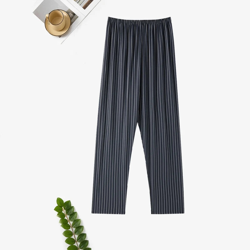 Pajama Pants Men's Spring and Autumn Loose Casual Trousers Home Pants Men's Home Pants Can Be Worn Outside