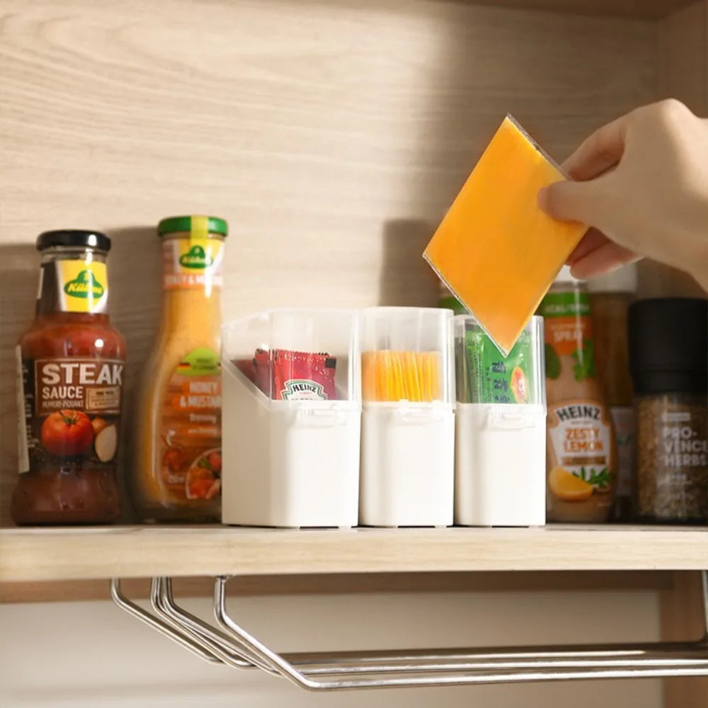 Cheese Keeper Case Airtight Food Storage Container With Lid Large Capacity Slice Cheese Holder Frige Odor Transparent Organizer