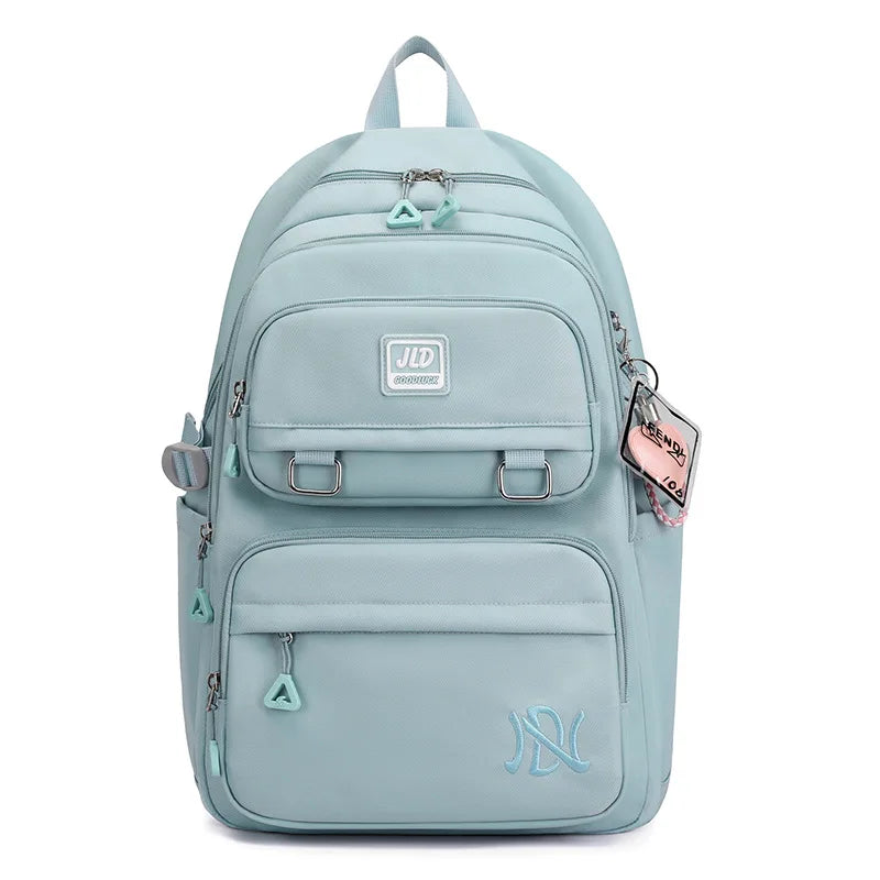 School Bag for Students Large Capacity Secondary School Pupils Backpack Lightweight Reduces Burden and Stress