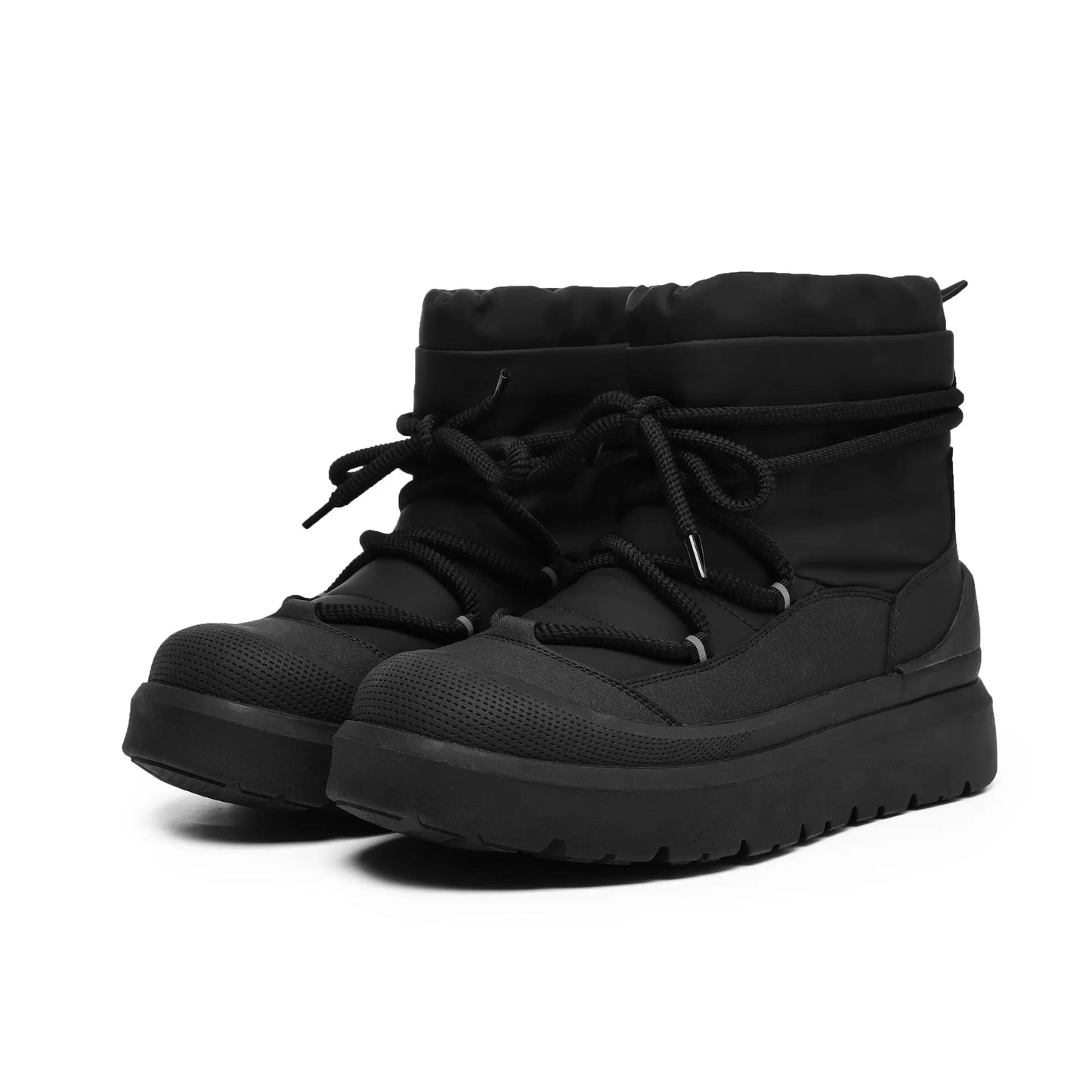 Men's Snow Boots Autumn and Winter Thickened Fashion Casual Bakers Shoes Fur-Lined Thickened Warm Mid-Calf Cotton Shoes