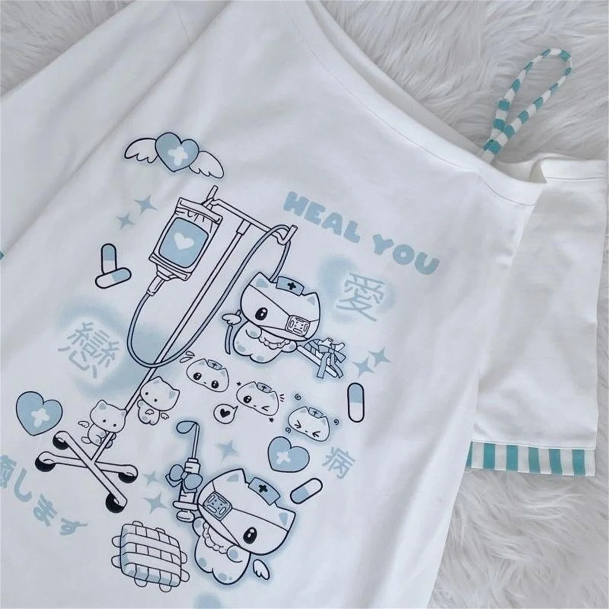 Summer T-Shirts Japanese Women T Shirts Oversized Tops 2025 Ropa Mujer Off Shoulder Anime Print Tees Casual Fashion Y2k Tshirts
