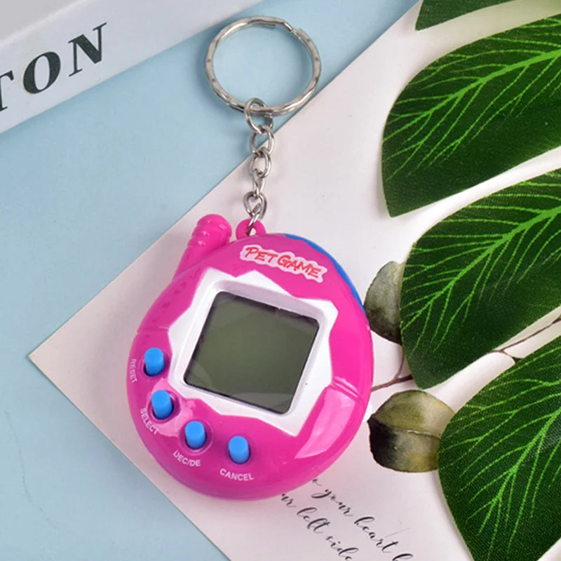 Tamagotchi 1Pcs Children's electronic Pet 168 Pets In 1 Virtual Cyber kid Digital Pet Toy Pixel Funny Gift Play Toy keychain BTJ