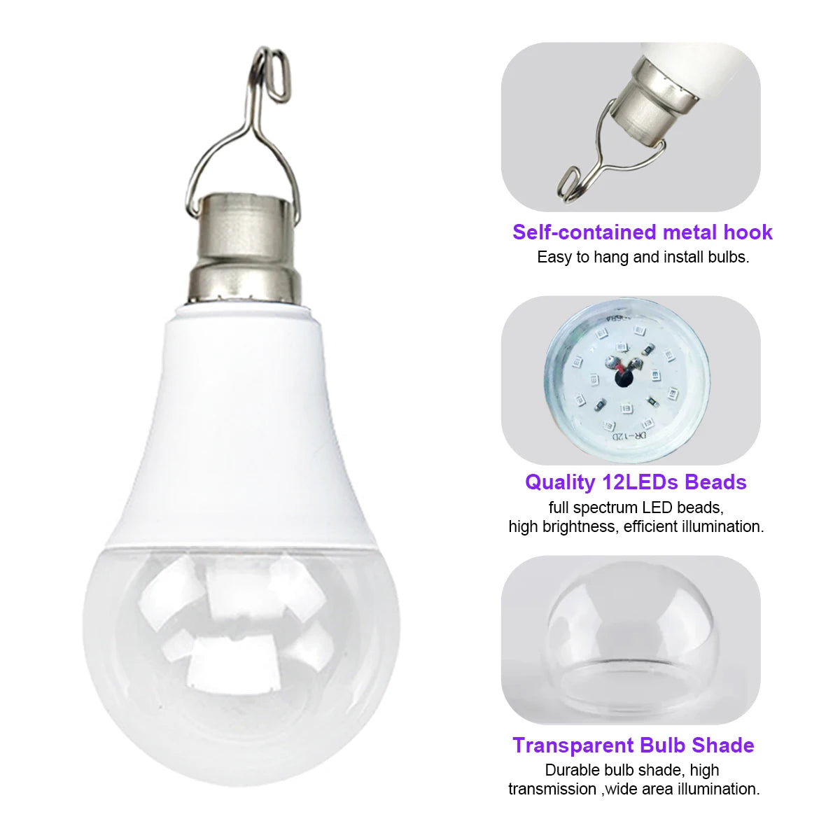 USB uv black light bulb 5V with switch violet light tube suitable for fluorescent birthday party cabinet decoration magic carpet