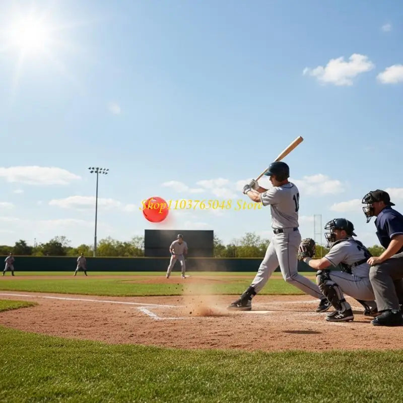 R53E Set of 6pcs 74mm Baseball Practice Balls Training Equipment Safe Materials