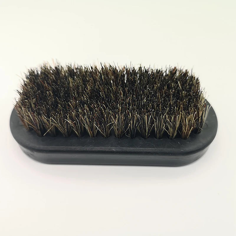 Shoe Polish Brush Leather Pig Hair Soft Polishing Tool Cleaning Brush Nub Leather Boots Clean Shine Brush