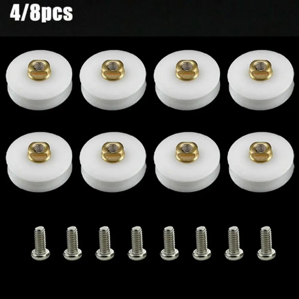 Shower Door Rollers Grooved Quality Replacement Accessories Anti-Rust Baths Parts Diameter Runners Shower Part