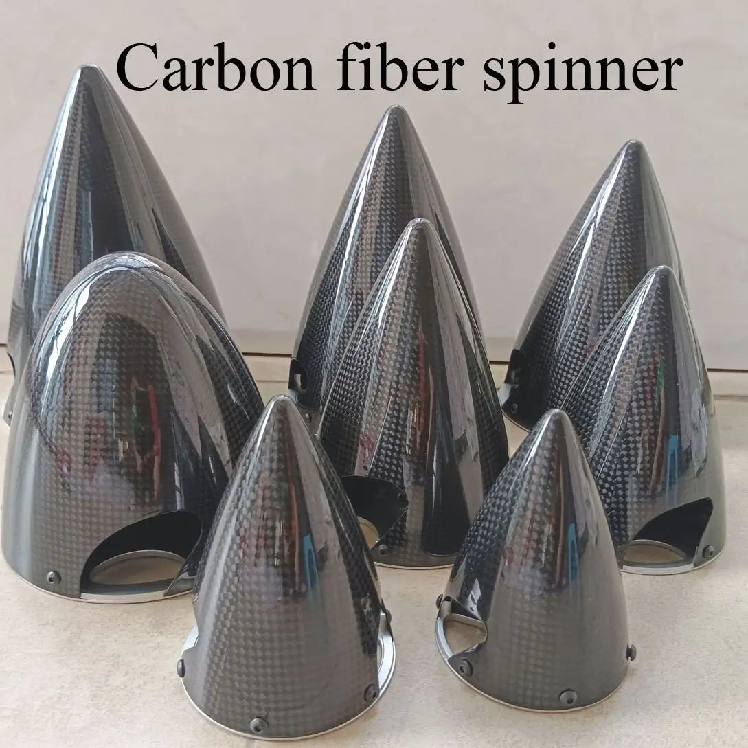 2 blades RC gasoline plane Carbon fiber spinners from  2,75in- 5.5inch