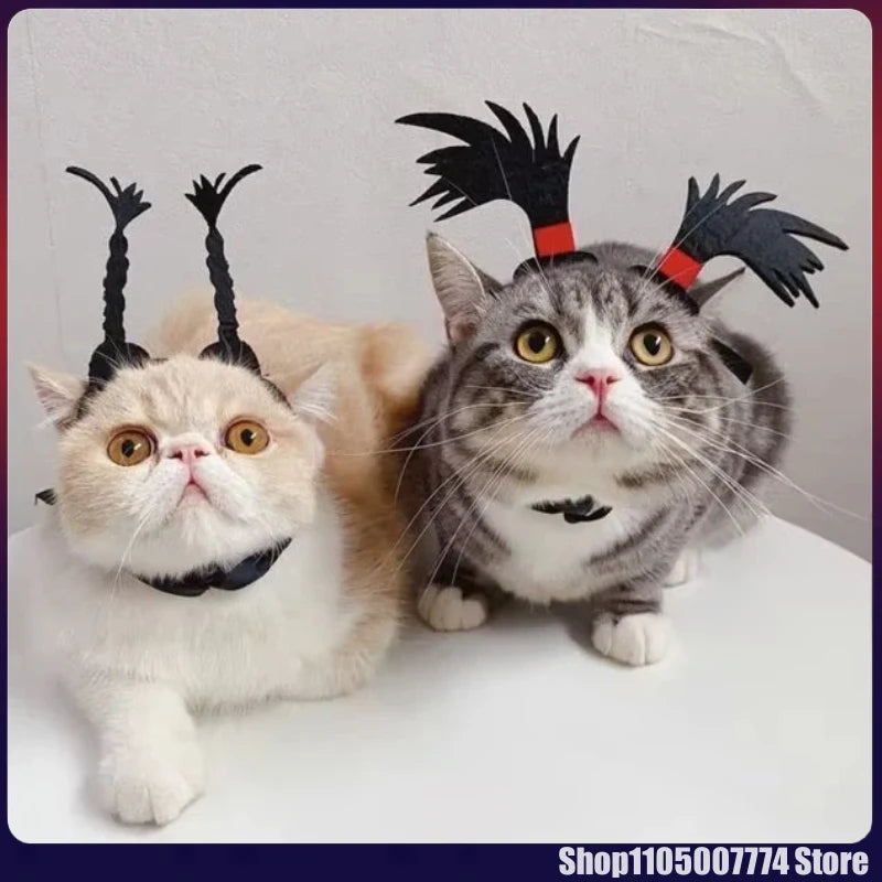 Pet Costume Funny Headwear for Cat Puppy Dog Halloween Photography Props Party Supplies Pet Accessories