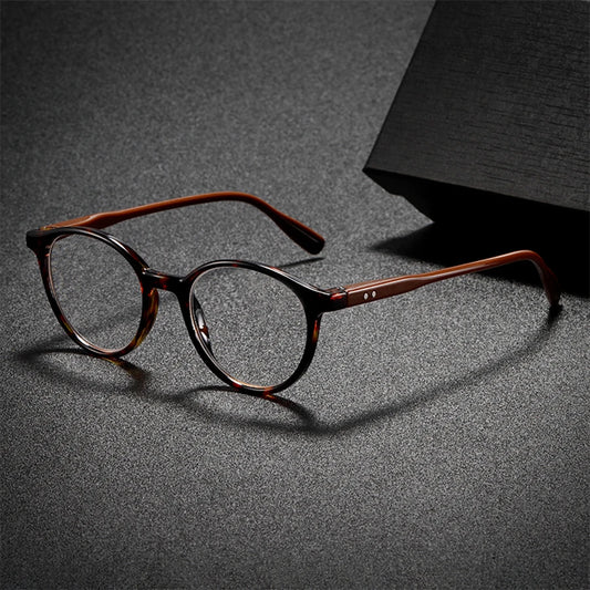 Latest Round Vintage Small Frame Reading Glasses for Men and Women, Suitable for Daily Wear and Commuting, Suitable for All Seasons