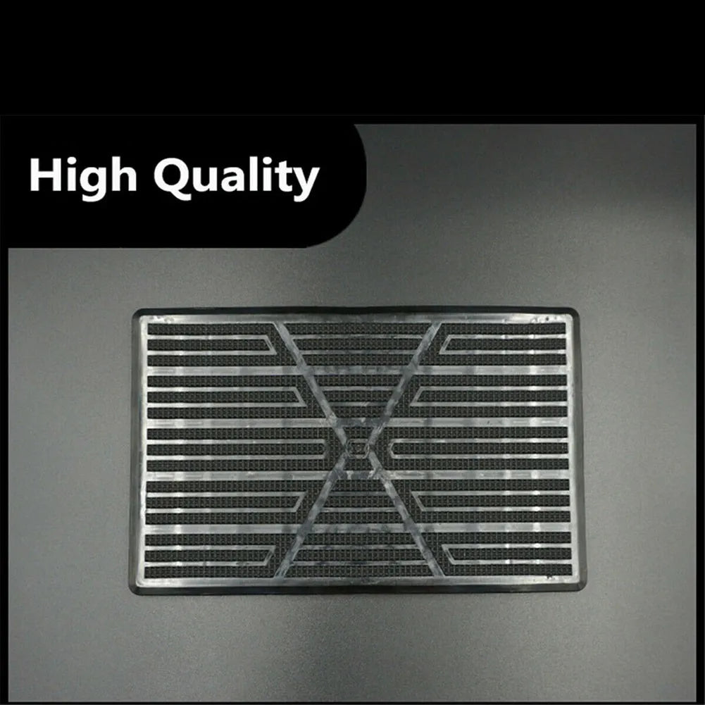Car Carpet Plate Floor Pad Heel Foot Mat Pedal Patch Black PVC Waterproof Auto Anti-skid Pad Universal Interior Accessories
