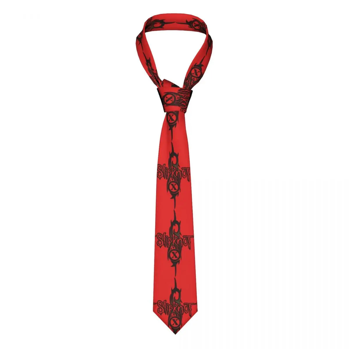 Slipknots Neckties Men's Customized Silk Heavy Metal Rock Music Gift Neck Tie for Office