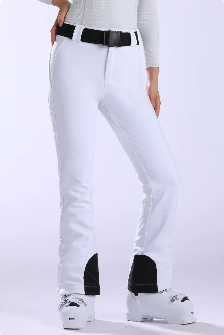 Winter New Skiing Pants Women Slim Fit Snow Trousers Outdoor Warm Sweat Pants Windproof Ski Pants Waterproof Snowboard Clothes