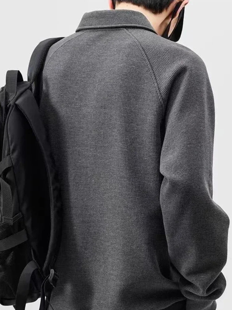 Polo T Shirt for Man Big Size Oversize Men's Clothing Full Sleeve Winter Sweatshirts Fashion Trends 2025 New High Quality Xl Top
