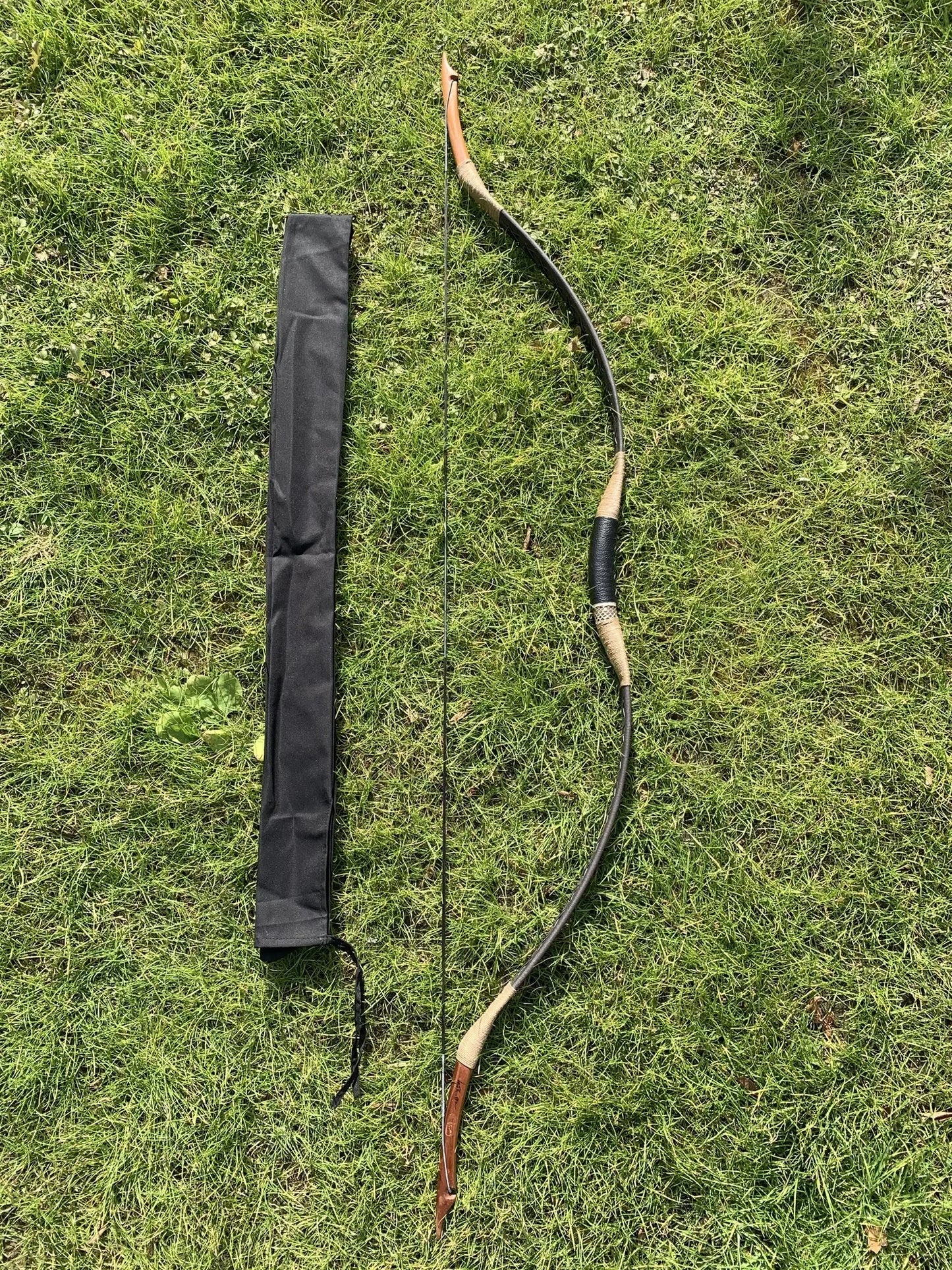20-60lbs Traditional Recurve Bow Practice Archery Hunting Handmade Wooden Longbow made by hands