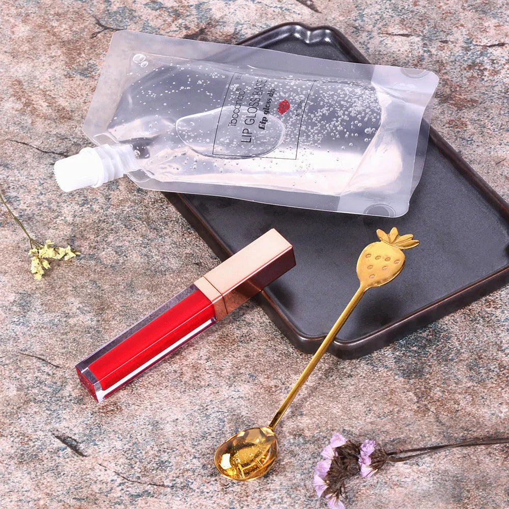 100ml Diy Lip Gloss Base Gel Non-stick Clear Moisturizing Lip Gloss Base Lipstick Handmade Material Odorless Liquid Lips Makeup