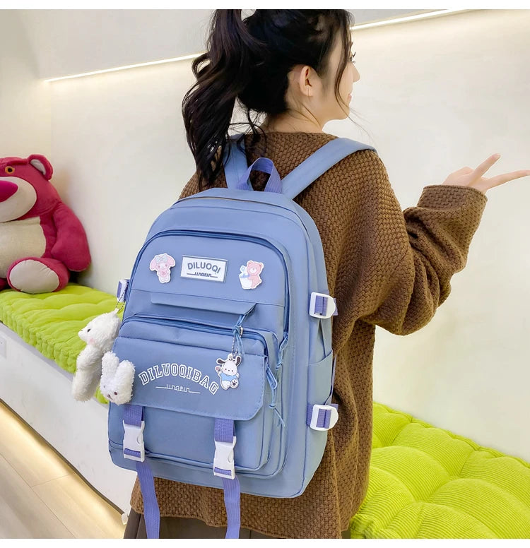 Backpacks Tuition Bag Pencil Case Crossbody Bag High Capacity School Bags 2024 Hot Sale for Girls and Boys Mochilas Escolares