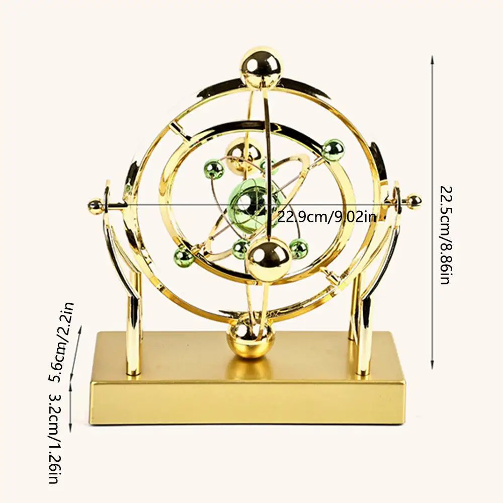Celestial Orbit Pendulum Perpetual Motion Machine Dynamic Art Home Office Decoration Astronomical Model Rotating Sculpture