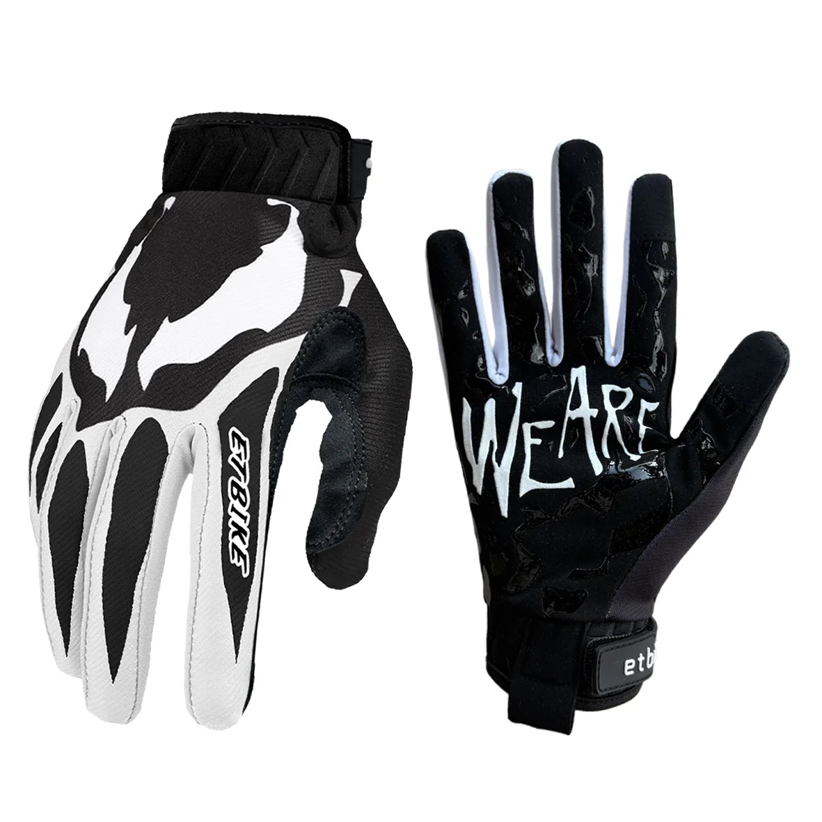 Motorcycle and bicycle gloves, outdoor sports and off-road, breathable and anti-slip, touch screen supported