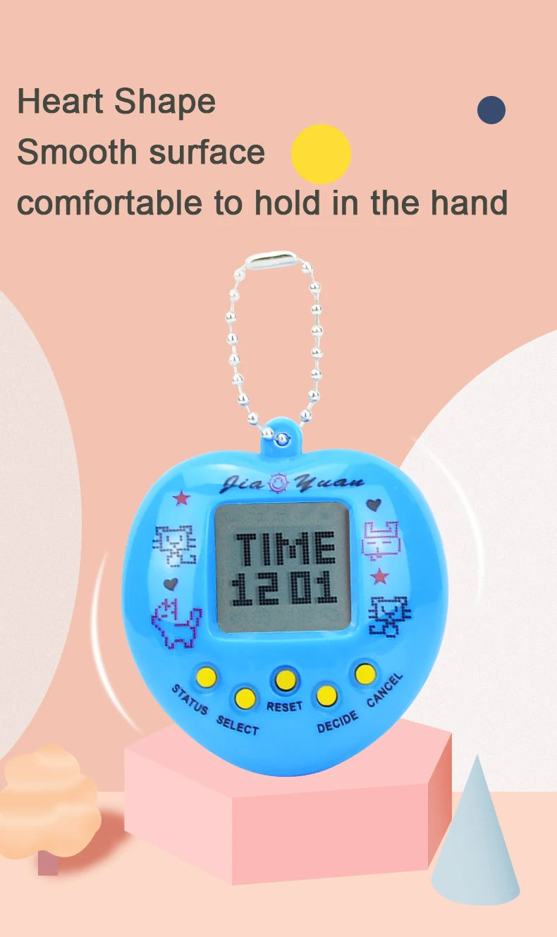 Virtual Pet Tamagotchi Tamagochi Toy in Russian Original German Spanish Polish Electronic Animals Kid Play Game Boy Child Pixel