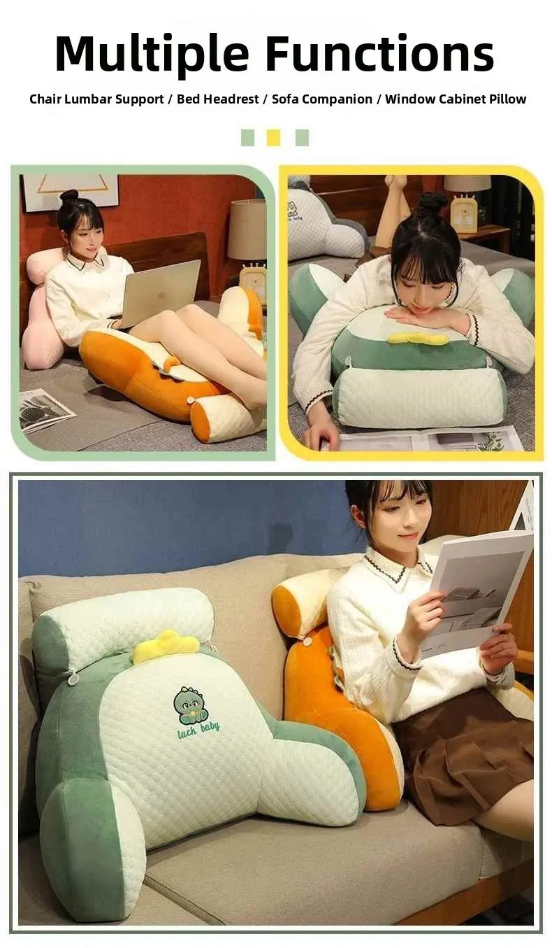 2024 New Detachable Waable Extra Large Semi-Barest Pillow Soft Covered Lazy Sofa Pregnancy Pillow Modern mat Sle...