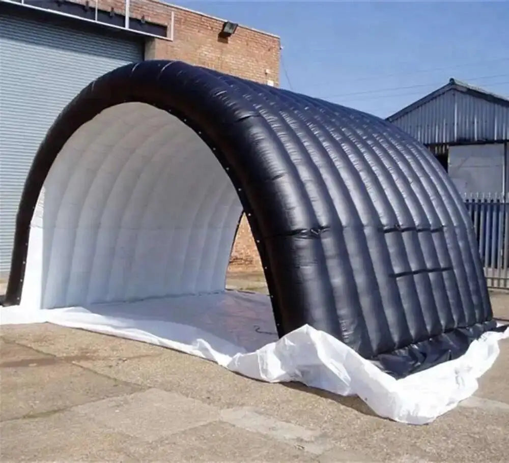 Giant Red Tent While Iatable Stage Cover Shelter Air Roof For Outdoor Activities And Promotion Display