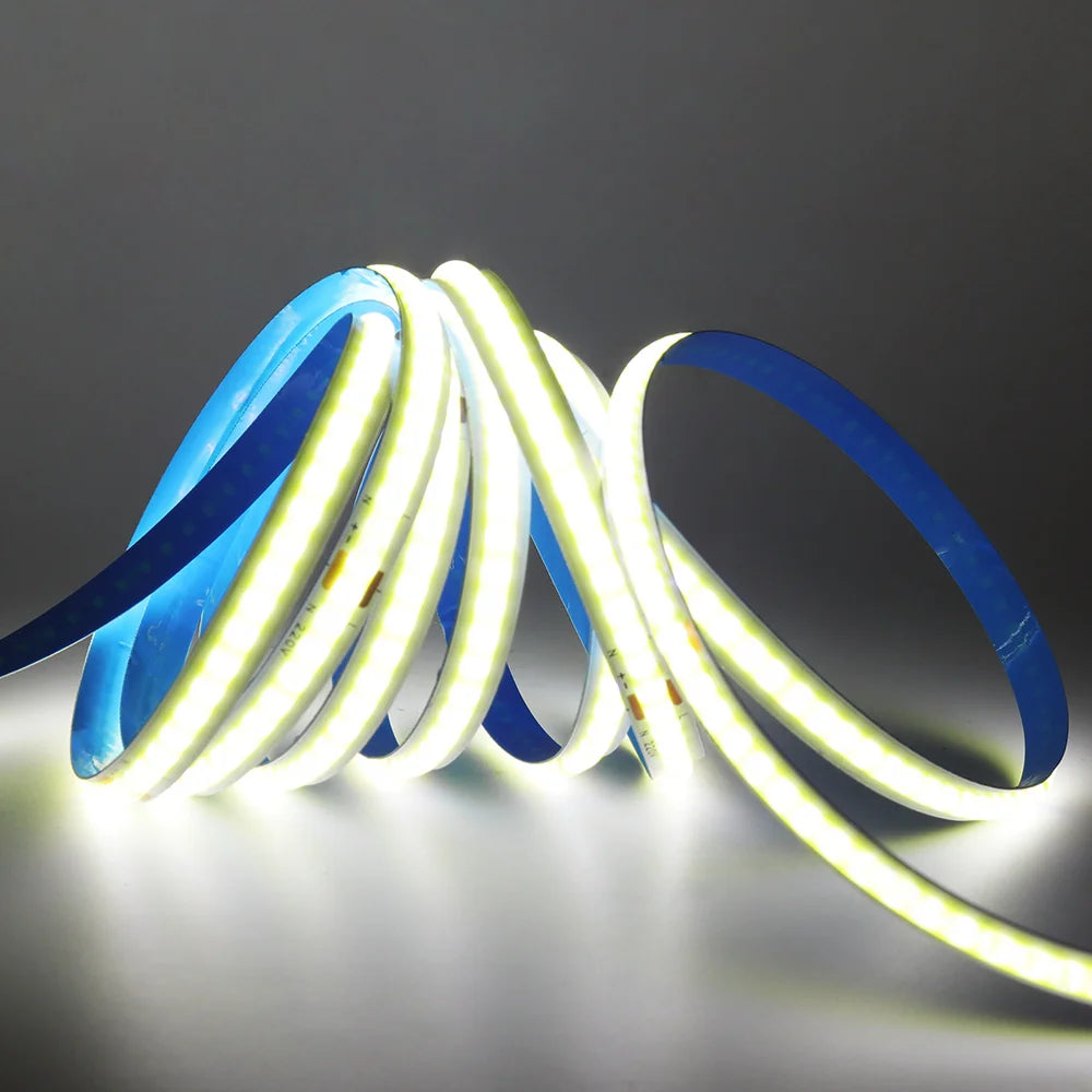 Led Strip COB 220V High Brightness 5m 10m 20m 50m Flexible Light Tape with IC Rectifier 230V 240V AC 240LED/m Linear Lighting