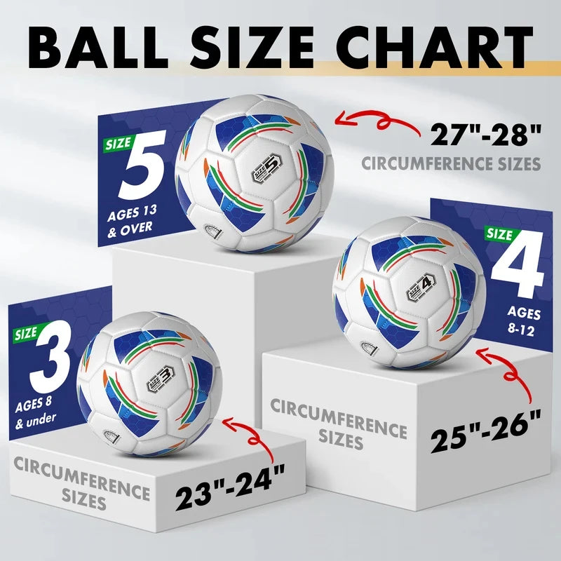 Standard Football Professional Outdoors Sports Match Balls Training Seamless Football For Training Competition Size 5 Size 4