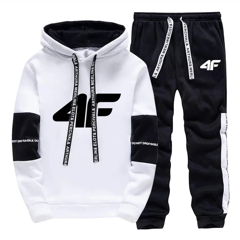 Hot Sale Men's Tracksuit Set or Single Hoodie And Sweatpants Loose Fit Casual Sportswear Soft & Comfortable for Outdoor Jogging