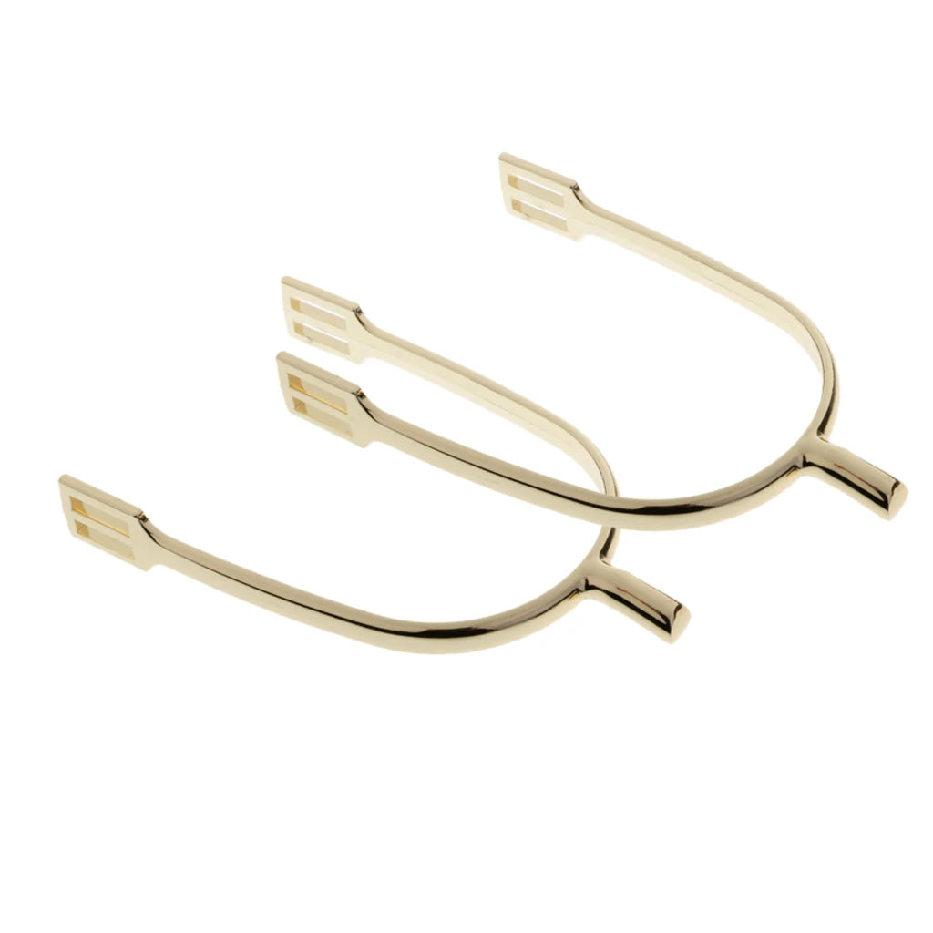 1Pair Zinc Alloy Horse Spurs Horse Riding Equestrian Training Spur for Riding Boots Outdoor Equestrian Sports Accessories