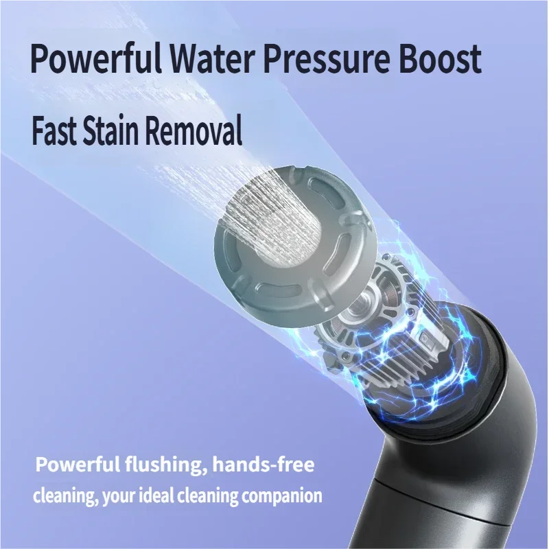 2.5L Portable Electric Bidet Sprayer, IPX6 Waterproof Rechargeable Handheld Hygiene Shower for Travel Camping Outdoor Cleaning
