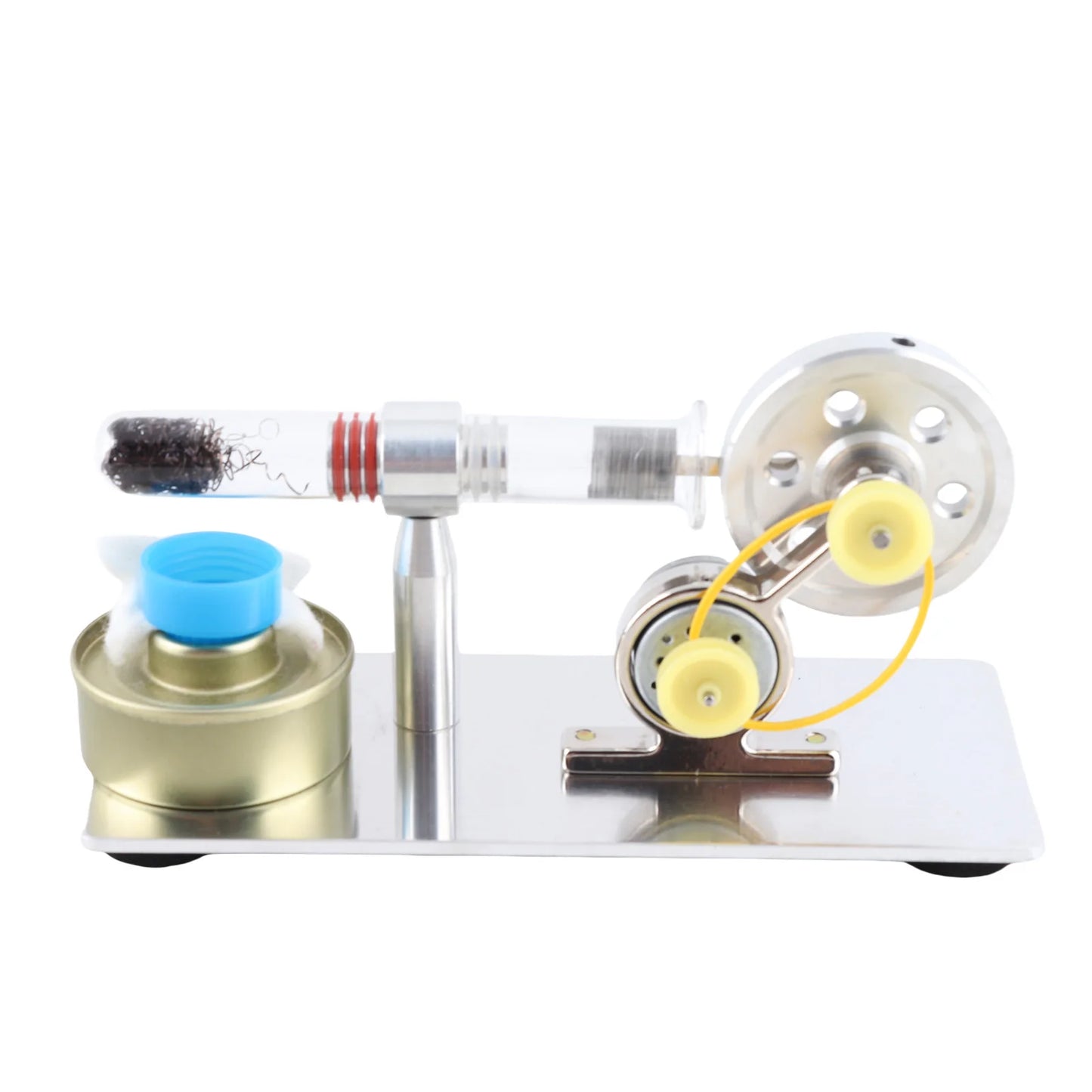 Stirling Engine Generator Single Cylinder Sterling Engine Model Steam Power Physics Science Laboratory Teaching Tool