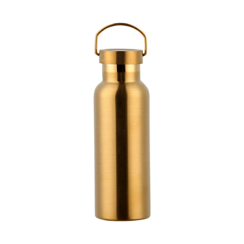 500ML Stainless Steel Insulated Water Bottle For Tour Outdoor Sport School Keep Cool Gym Water Bottle High Quality Drinkware