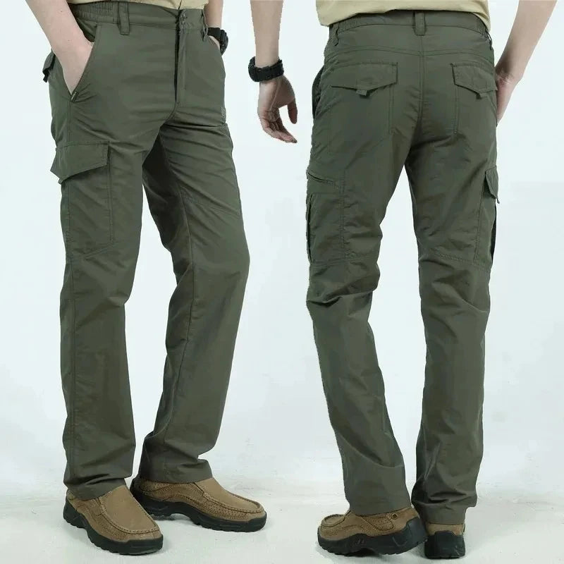 Men's Casual Fashion Trend Casual Pants Urban City Commuter Pants Military Tactical Multi-Pocket Sports Workwear Pants