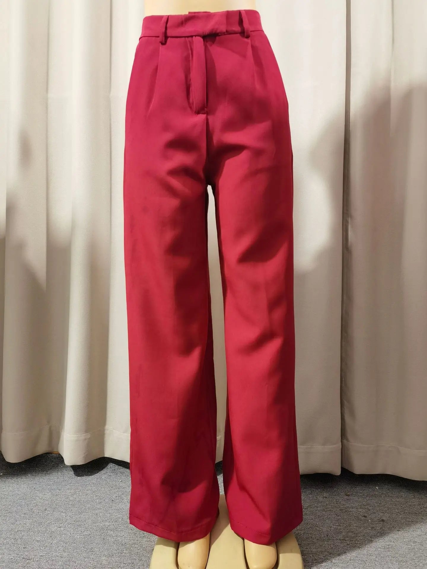 2025 New Pants Commuting High Waist Drape Straight Pants Formal Pants Casual Suit Long Pants Women