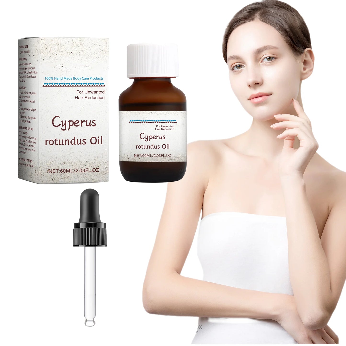 Cyperus Rotundus Oil Body Hair Remover Oil For Armpit Legs Arms Hair Growth Inhibitor Skin Care Body Soothes Moisturizing Oil