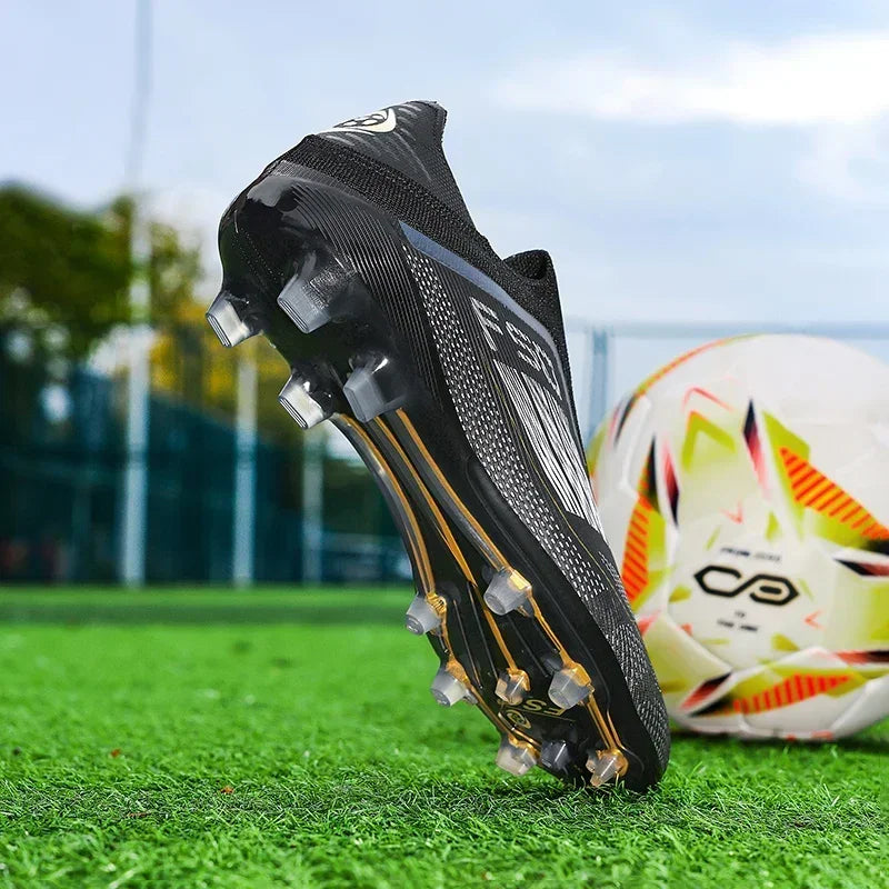 Men Football Boots Training Soccer Shoes Drop Shipping Match Sport Cleats Indoor Sneakers FG Ultralight Long Spikes Breathable
