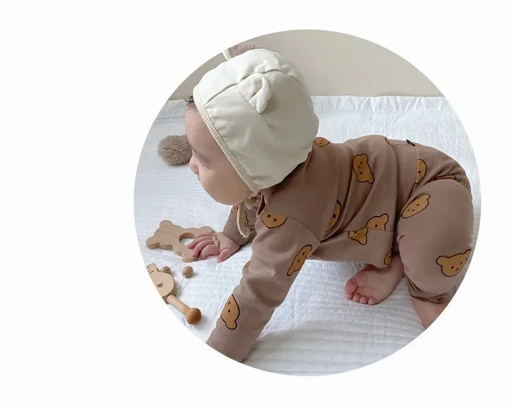 Baby Clothes 2pcs Sets Autumn  Winter Baby Pajama Set Bottom Underwear Two-piece Set Cotton Baby Boy Long Sleeves Outfit