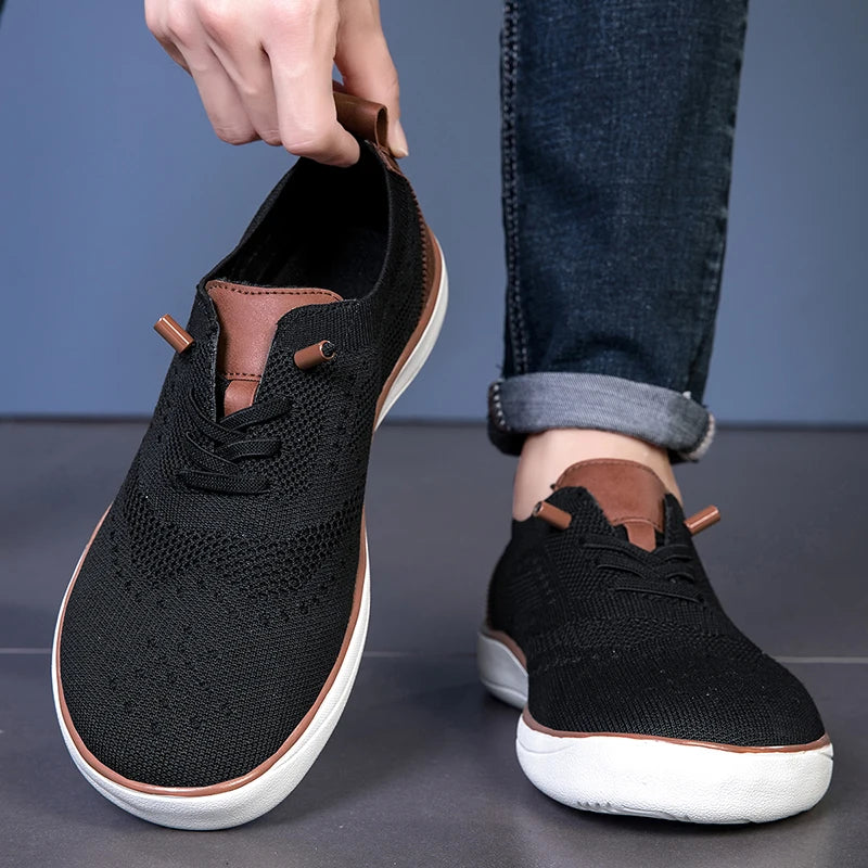 Men's wide shoes, large size casual shoes, suitable for people with fat feet wide feet, soft and light walking shoes