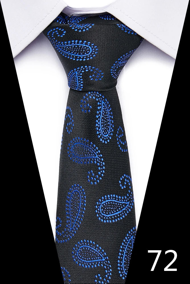 Hot Sale Necktie Man 7.5 cm Silk Tie Solid Color Gravatas Suit Accessories Fit Wedding Holiday Party