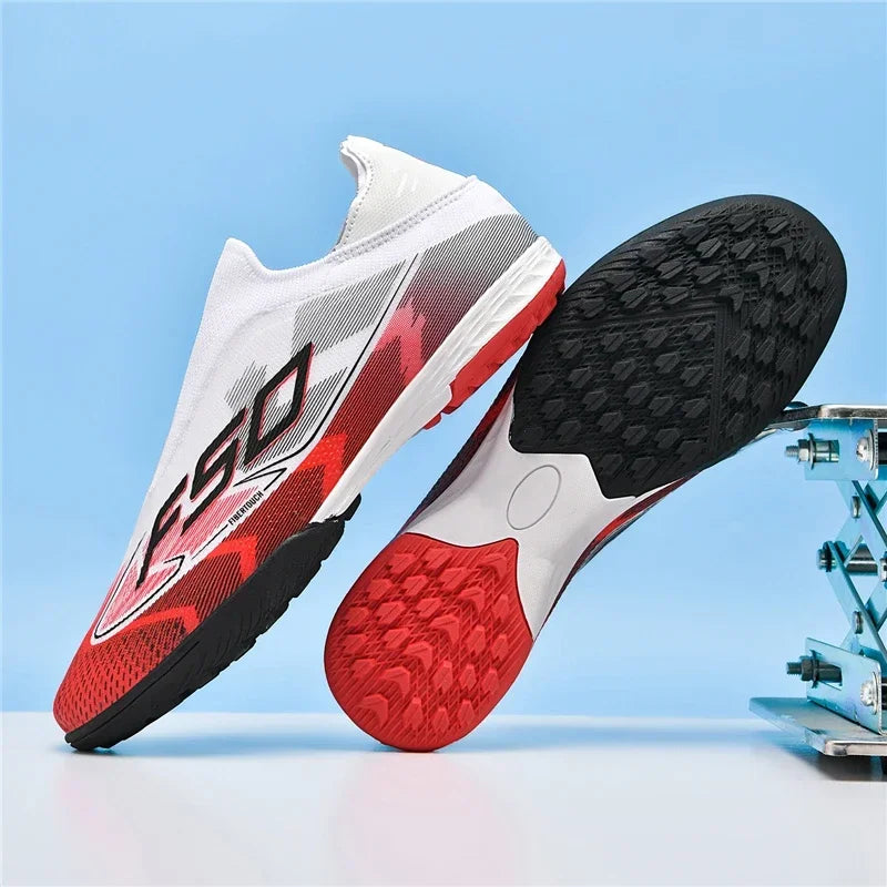 New Men Soccer Shoes High Ankle Breathable Football Boots Ultralight Futsal Non-Slip High-quality Sports Shoes Outdoor Match