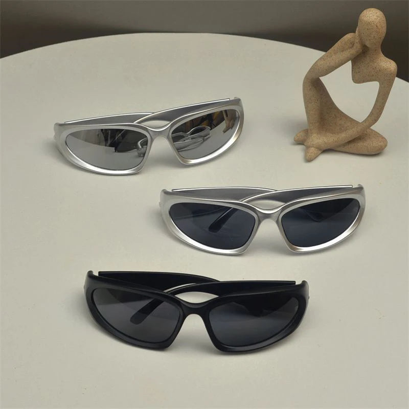 Sport Polarized Sunglasses Sun Glasses Goggles UV400 Windproof Steampunk Sunglasses for Men Women Fishing Retro