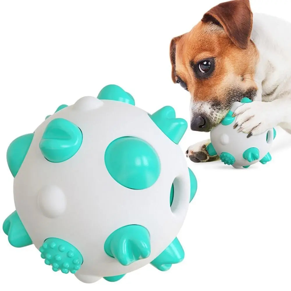 Pet Supplies Bite Resistant Pet Toy Ball TPR Wear Resistant Dog Chew Toy Non-slip Pet Teeth Cleaning Ball for Dogs Puppy Cats