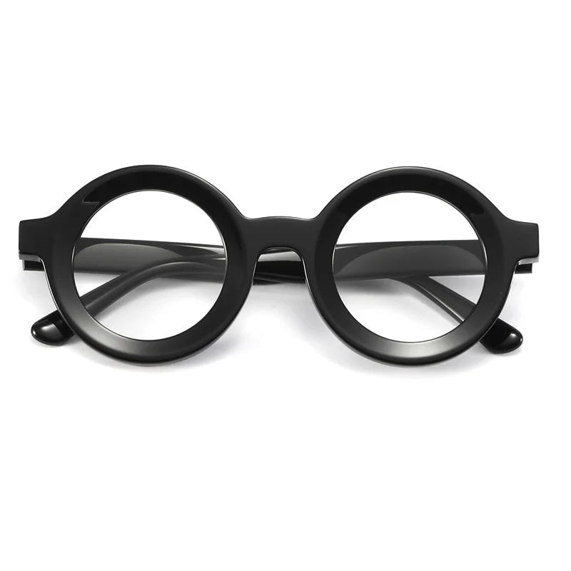 F·DRACON Plate Glasses Frames Retro Round Men And Women Frames Light Luxury Quality Optical Prescription Glasses Frames 23103