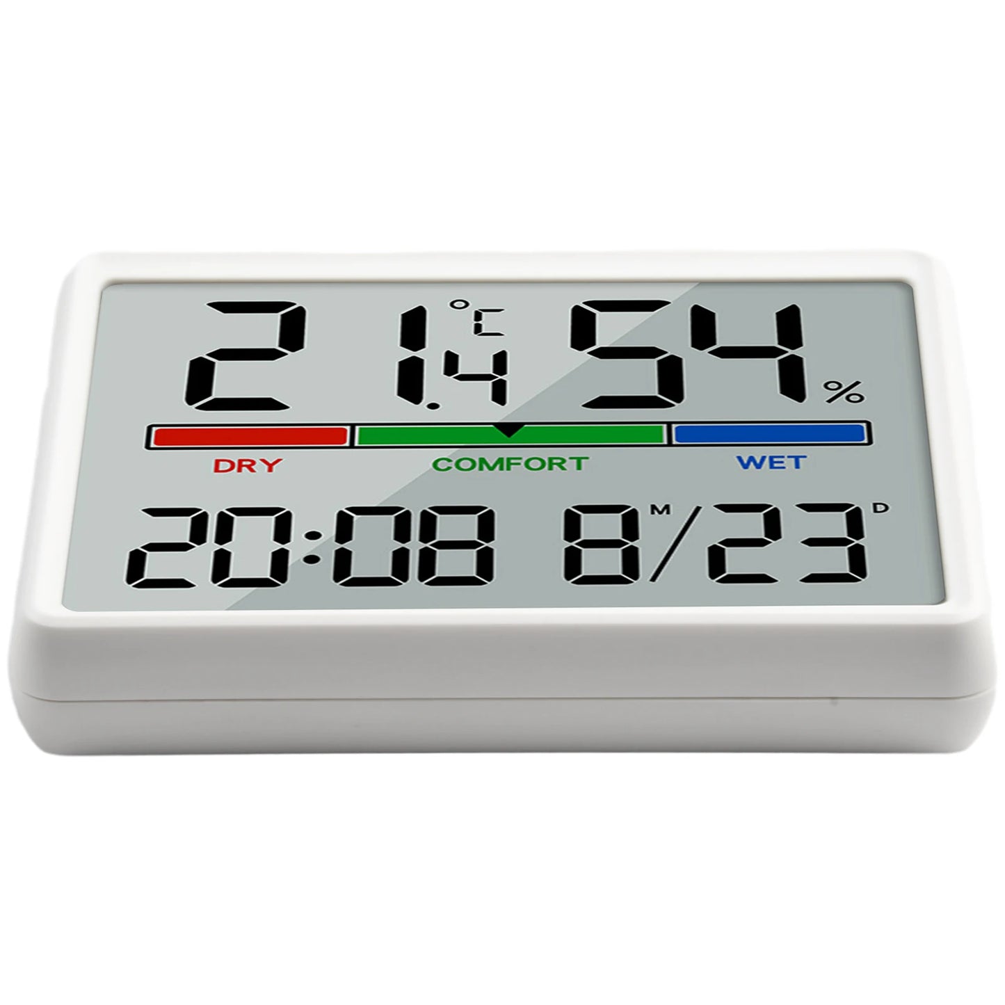 LED Thermometer Thermo-Hygrometer Multifunction Electronic Temperature Humidity Meter Battery Powered Digital Alarm Clock