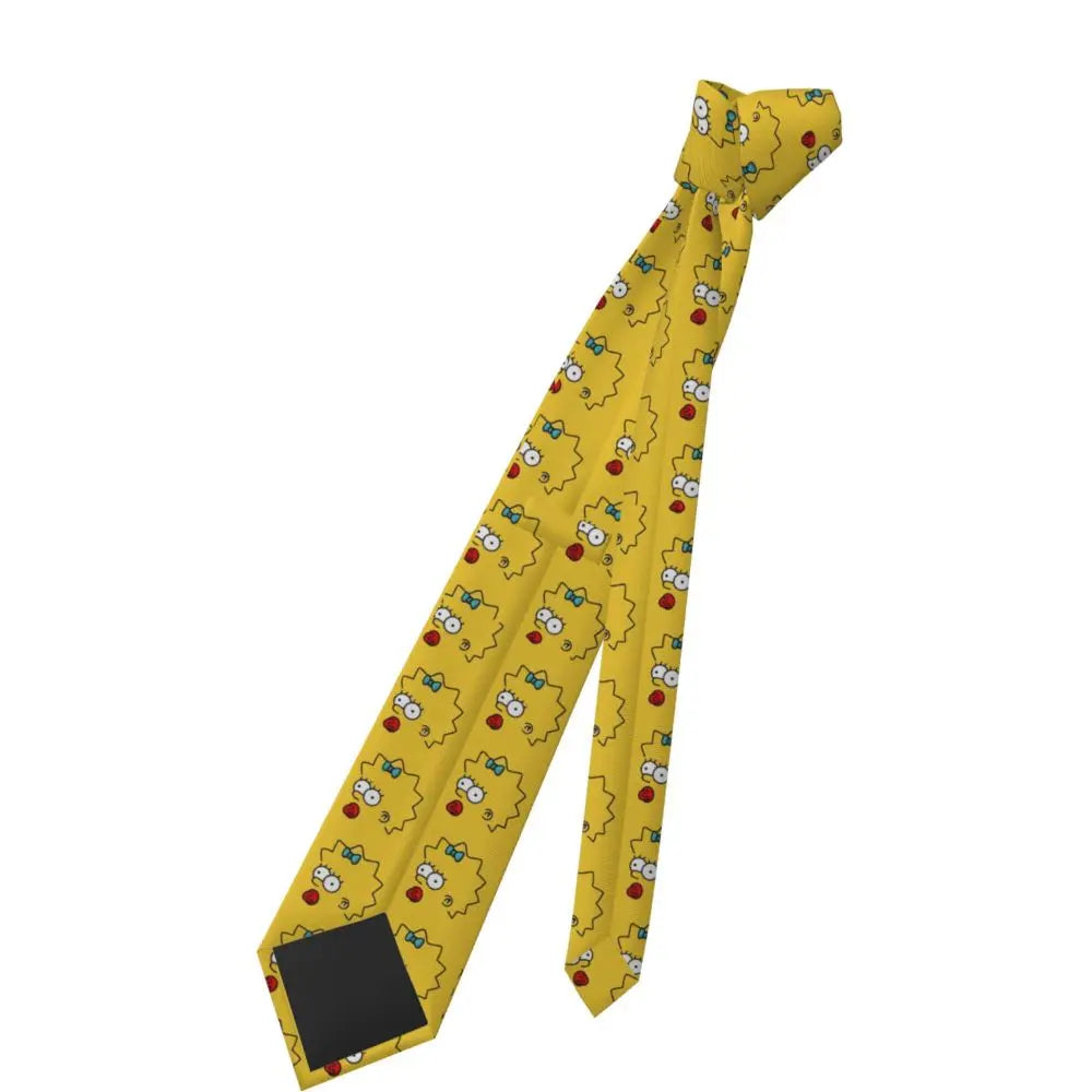 Personalized The S-Simpsones Homer Neck Ties Men Formal Silk Wedding Neckties