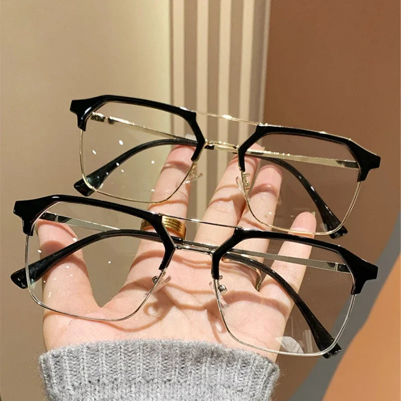 Men's Reading Glasses  0+1.0+1.5+2.0+2.5+3.0+3.5 +4.0 Presbyopia Glasses Retro Anti Fatigue Protective Goggles