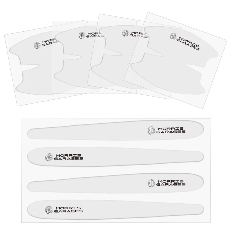 8pcs Car Door Handle Stickers Transparent Protector Film For Morris Garages MG MG3 MG5 MG6 MG7 GT GS Hector HS ZS ZX EZS EHS