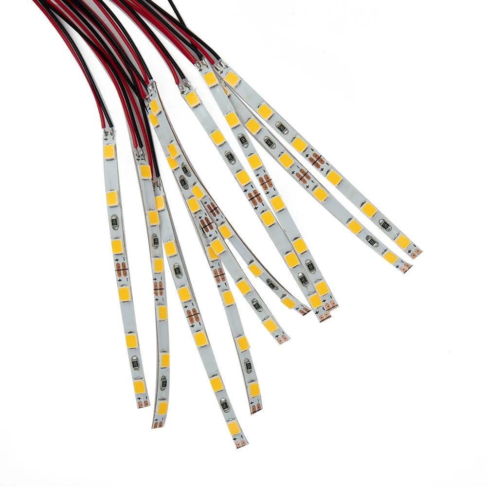 LED Light Strip Self-adhesive Part Warm/White AC/DC Accessories Building Flexible For Railway Layout Lamps Model