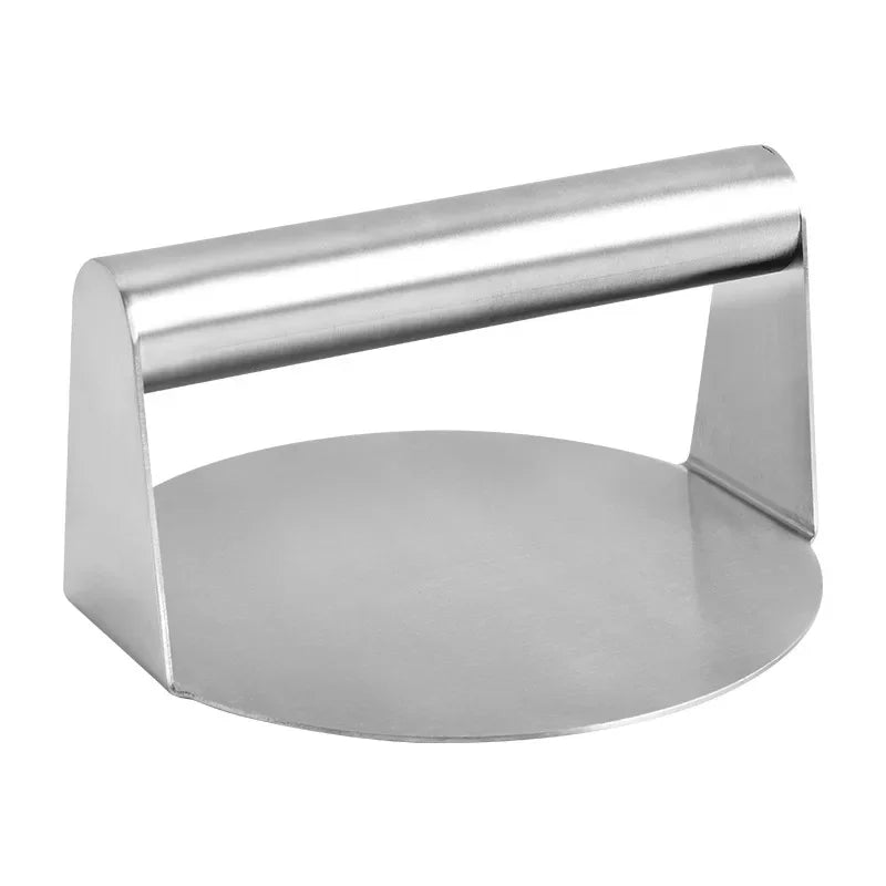Stainless Steel Round Smash Burger Press Hamburger Patties Meat Press Mold for Deli Beef Press Plate Masher Kitchen Accessories