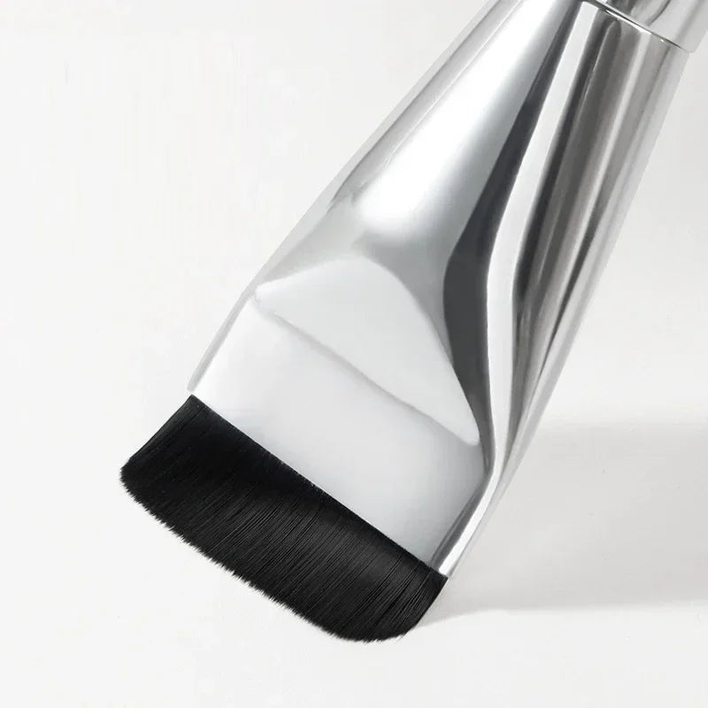 2pcs Ultra Thin Foundation Brush Update Soft Hair Face Flat Contour Brush BB Cream Blender Mixed Foundation Cream Makeup Brush